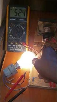 Inverter Output voltage testing. #experiment