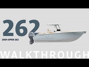 Open 262 Center Console - 2024 Walkthrough
