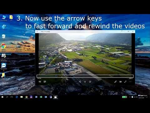 Fast forward and rewind with keyboard Windows 10 "video"
