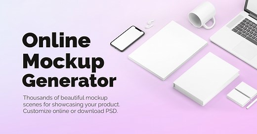 Free Mockup Generator | Create Beautiful Mockups Online