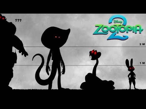 Zootopia 2 Characters Size Comparison | Smallest to Largest