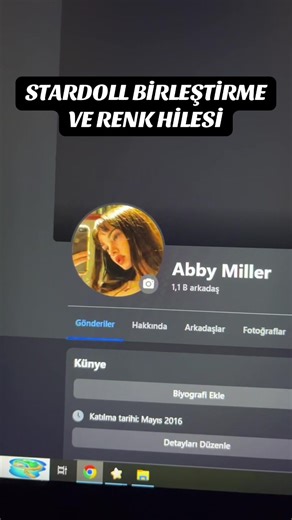 Stardoll Birleştirme ve Renk Hilesi