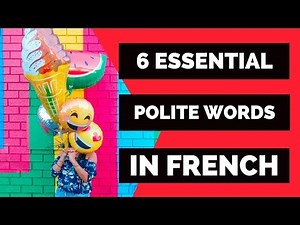 Polite French Phrases 🙏 Essential French for beginners 1