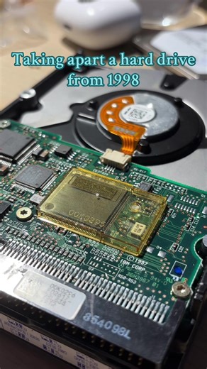 Exploring the Inner Workings of a 1998 Hard Drive