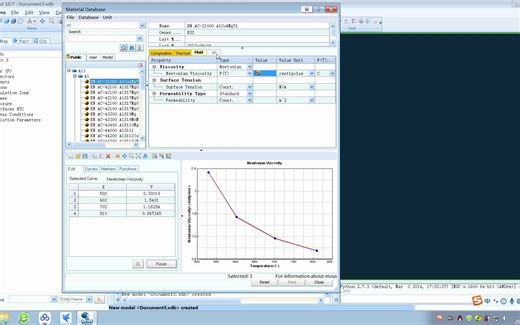 7、Procast建立材料库