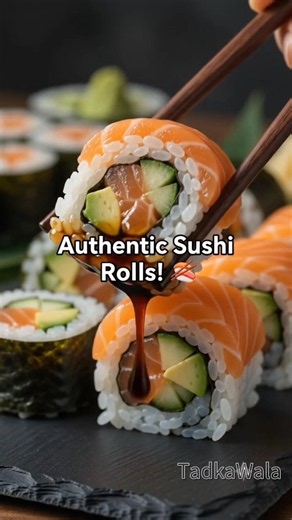 Homemade Sushi Recipe | Easy Japanese Sushi Rolls. #foryou #food