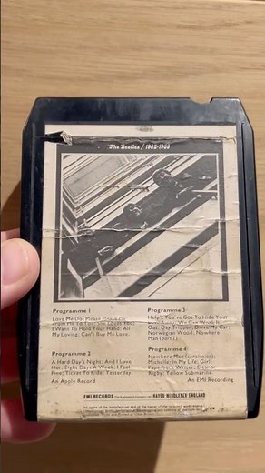 The Beatles 1962 -1966 - 8 track. #thebeatles #paulmccartney #johnlennon #georgeharrison #ringostar