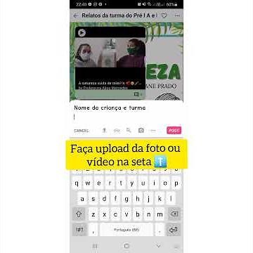 Tutorial de como inserir relato, imagem e vídeo no PADLET.