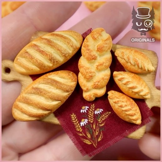 147K views · 693 reactions | Let's create realistic miniature breads ! 縷稜 | Simple | Facebook