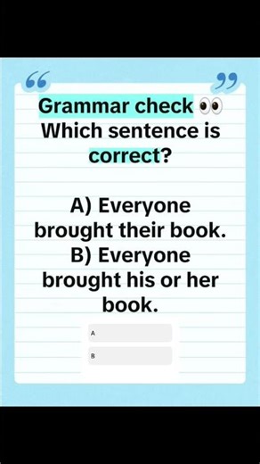 grammar check #easyenglisheveryday #language #esltips #english #englishhelp #quiz #esl