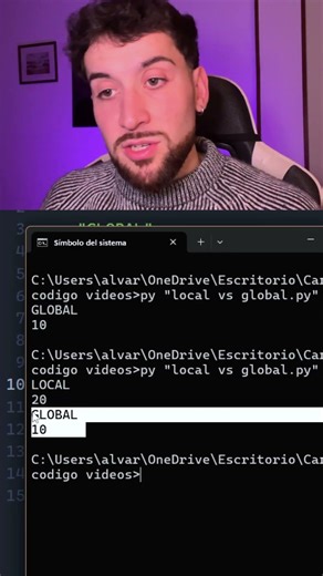 ¿Por qué tu variable no cambia en una función? #python #programming #shorts