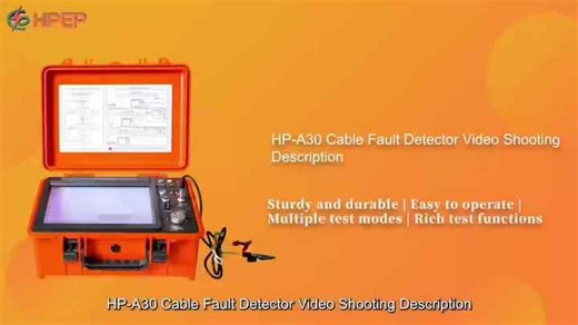HUAPU TDR HP-A30 Telecom Cable Fault Locator Data Export Multi-Language 2000W 220V Detection Tool