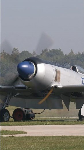 Hawker Tempest Mk.II running its Bristol Centaurus engine