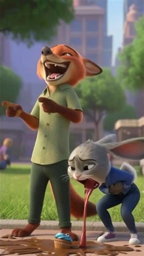 Nick's cupcake prank on Judy #Zootopia 2 #Shorts