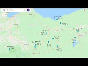 Waterfalls in the Copper State Park Area (Wisconsin) Travel Information