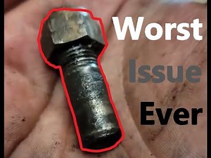 Mercruiser 470 - Engine Removal and Flywheel Bolts Replaced