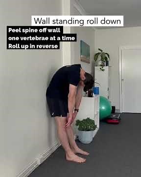 Wall standing roll down