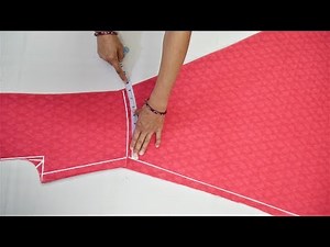 Umbrella Suit/Gown Cutting (Step By Step) In Easy Way