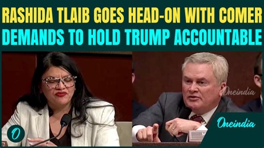 ‘Trump Is Accountable’: Rashida Tlaib ERUPTS in EPSTEIN Hearing, CLASHES With Comer | Trump EXPOSED - Oneindia