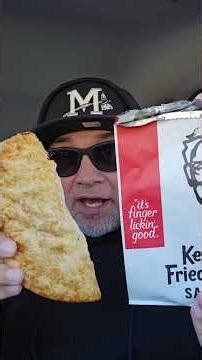 KFC Just Dropped a HANDHELD Chicken Pot Pie 🥧 #KFC #newmenu