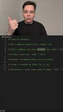 Como declarar uma variável com Python?