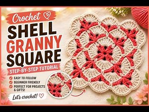 Easy Shell Granny Square: Beginner-Friendly Crochet Tutorial!1 May 2026