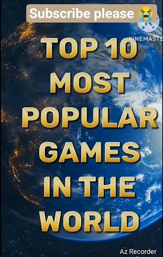 TOP 10 most popular games in the world