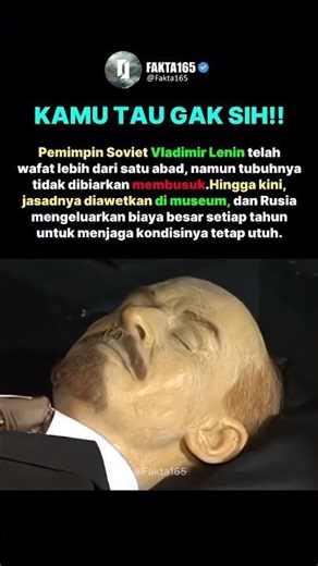 Lebih dari 100 Tahun Tak Membusuk! Rahasia Jasad Vladimir Lenin yang Terus Dirawat di Rusia