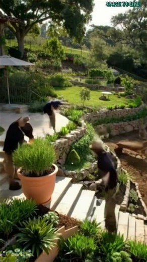 Terrace design idea for the yard | Garden landscaping strategy #landscape #garden