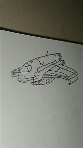 space ship pencil drawing 📝#drawing #sketchful #drawingstyles #art #artfully #draw #pencildrawing