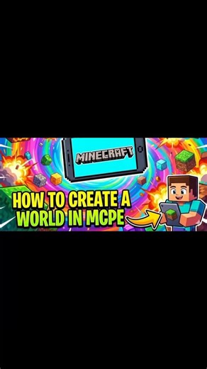 How to create a world in MCPE Mobile