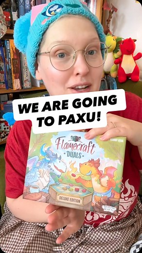 Dragons?! Critters? Druids? Yep we are coming to PAX Unplugged! @officialpax_ Come and play Flamecraft Duals, sit at the Flamecraft fountain, check out Whisperwood, and pick up a hoard of artisan goodies! Booth 2842, see you there! Meet Flamecraft & Flamecraft Duals designer @vega_game_designs ! We will also have @lukelauriegames , designer of Andromeda’s Edge, and meet Brad Brooks & Chris Strain who are designing Whisperwood! You can also get Flamecraft, Critter Kitchen and Andromeda’s Edge fro