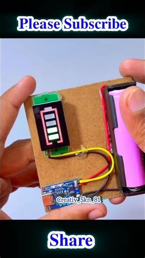 battery level indicator and charging module#electronic #yt