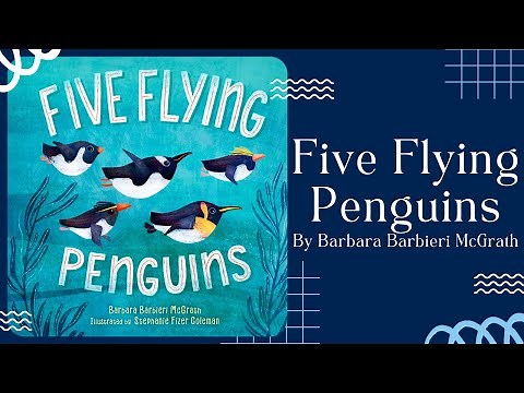🐧 Five Flying Penguins 🐧 Stories for Kids Read Aloud [ READ ALONG VIDEO ]