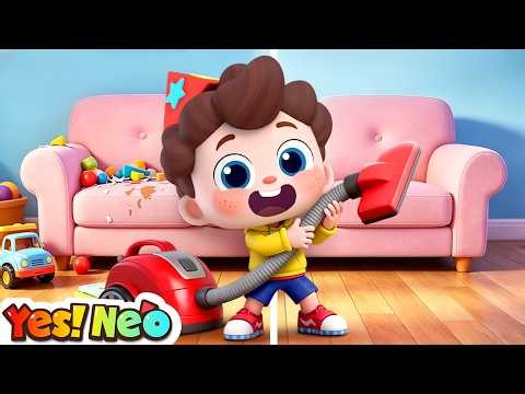 Clean Up Song for Kids ♻️ | Trash & Recycling Song for Children | Yes! Neo