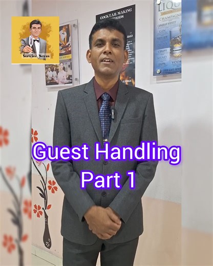 22K views · 376 reactions | Guest Handling Part 1 : : : Service Nexus #hotelmanagement #waiter #hotel #food | Service Nexus | Facebook