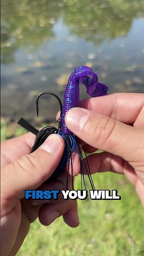 How To Fish a Swim Jig 🎣 Simple Setup That Catches Big Bass 🤯 #fishing #reactiontackle