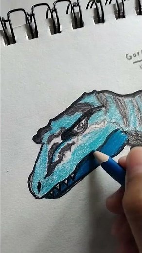Drawing Gorgosaurus from Jurassic world evolution