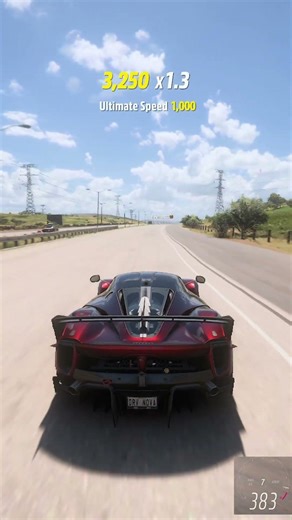 FERRARI FXX SPEED TEST 🚀 | UNLIMITED PERFORMANCE! #fastcars #topspeed #supercar #reels #viral