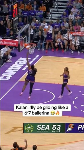 Kalani Brown really glides like a 6’7 ballerina 😭🔥 #PhoenixMercury #KalaniBrown #WNBAViral