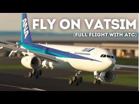 How to Fly Using VATSIM! (Full Flight With VATSIM ATC)