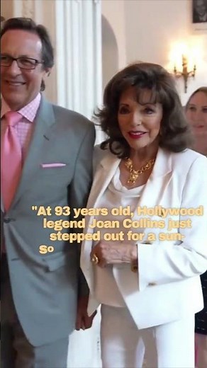 Joan Collins (93) Pool Day Glow! ߏ‍♀️✨ #shorts