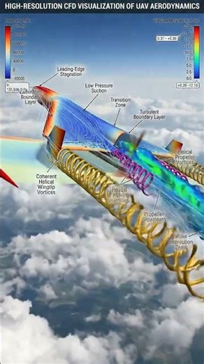 CFD Simulation of Drone Aerodynamics War Head 🚀 | Extreme Airflow Visualization #airplane #flight