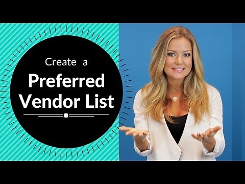 Create a Perferred Vendor List