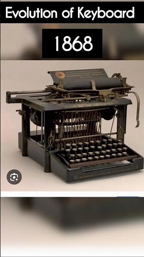 Evolution of Keyboard 1868 to 2025 A Fascinating Journey"//#ccc #computer #shorts #evolution