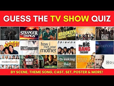 Guess the TV Show! 📺 | 40 Challenges Across Scenes, Cast & More 🔥| TV Show Quiz