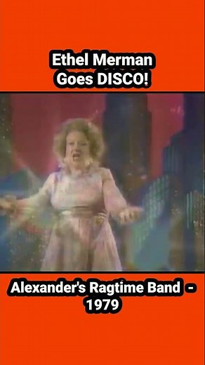 #ethelmerman Goes #disco ! #1970s #1970smusic #singing #dancing #legend #icon #iconicmoment #belting