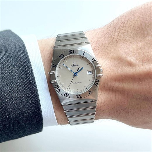 Omega Constellation Vintage Men’s Watch, Steel Watch, Gift for Him - 18 Cm - Etsy