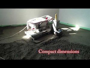 Floor Screeding Machine Robot - Automatic Screed leveling through laser control