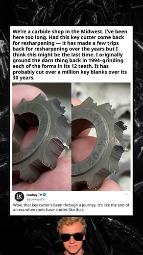 End of an Era for Key Cutter